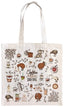 Kiwi Coffee Cotton Tote Bag