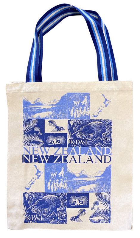 NZ Scenic Gusset Cotton Tote Bag