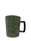 NZ Sketch Espresso Ceramic Short Mug - Green