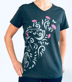 Ladies Fitted T-Shirt - Pohutukawa