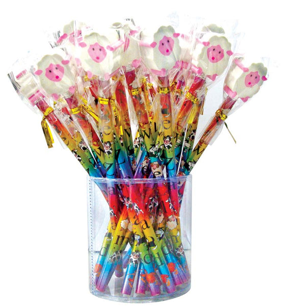 24 Rubber Sheep Pencils Souvenir Factory Shop