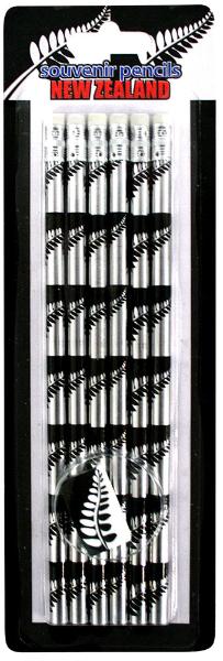 6 Pack Fern Pencils With Fern Rubber
