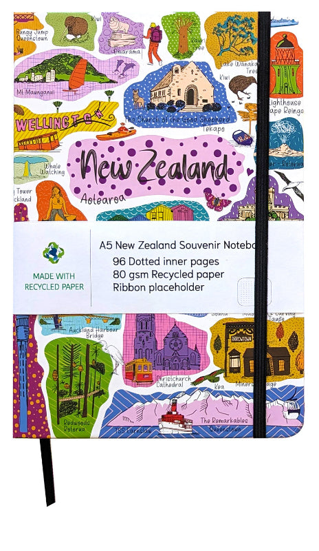 A5 Notebook -NZ Destinations