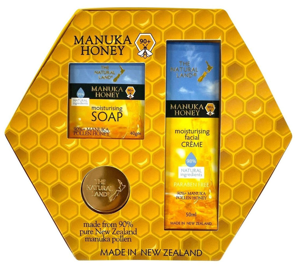 Manuka Honey 3pc Hexagon Gift Box