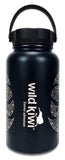 Maori Tattoo Design Drink Bottle With Handle 750mls