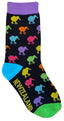 Kids Colourful Kiwis Socks 2-6yrs