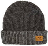 NZ Adults Knit Ribbed Beanie - Charcoal