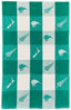 Waffle Tea Towel NZ Icons - Teal