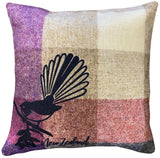 Cushion Cover - Silhouette Tui Fantail