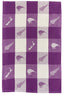 Waffle Tea Towel INZ cons - Purple