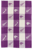 Waffle Tea Towel INZ cons - Purple