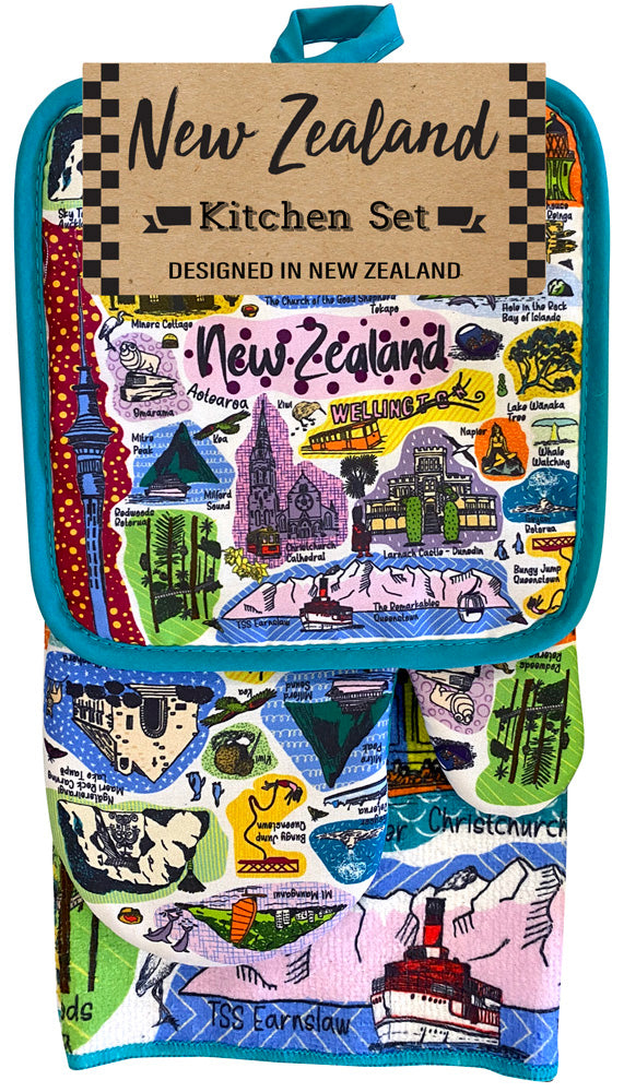 3 Pack Kitchen Set - NZ Destinations