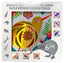 6 Pack NZ Retro Birds Foil Coaster Set