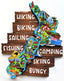 NZ Map Magnet
