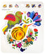 6 Pack Assorted Retro Bird Stickers