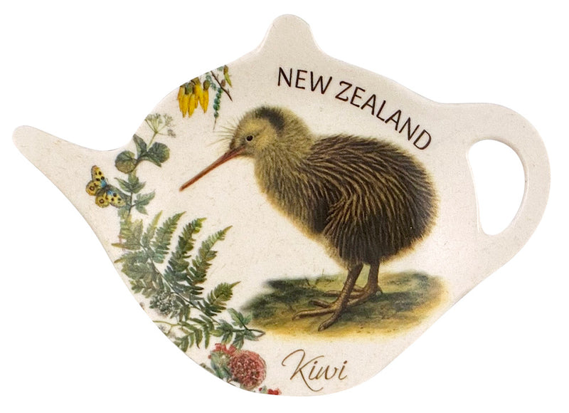 Bamboo Tea Bag Holder - Vintage Kiwi