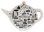 Bamboo Tea Bag Holder - Sketch White
