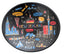 Bamboo Small Oval Dish - Sketch Black