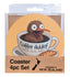 NZ Coffee Addict Circle Coaster Set - 4 Pack