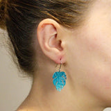 Tribal Earth Hook Earrings 2 Set - Ferns