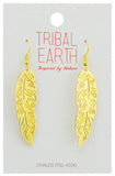 Tribal Earth Earrings - Rainbird