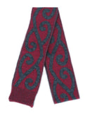 Lothlorian Possum & Merino Aroha Unisex Beanie and/or Scarf - Raspberry/Charcoal