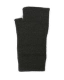 Lothlorian Possum & Merino Plain Fingerless Mitten, Black
