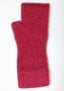 Lothlorian Possum & Merino Plain Fingerless Mitten, Raspberry