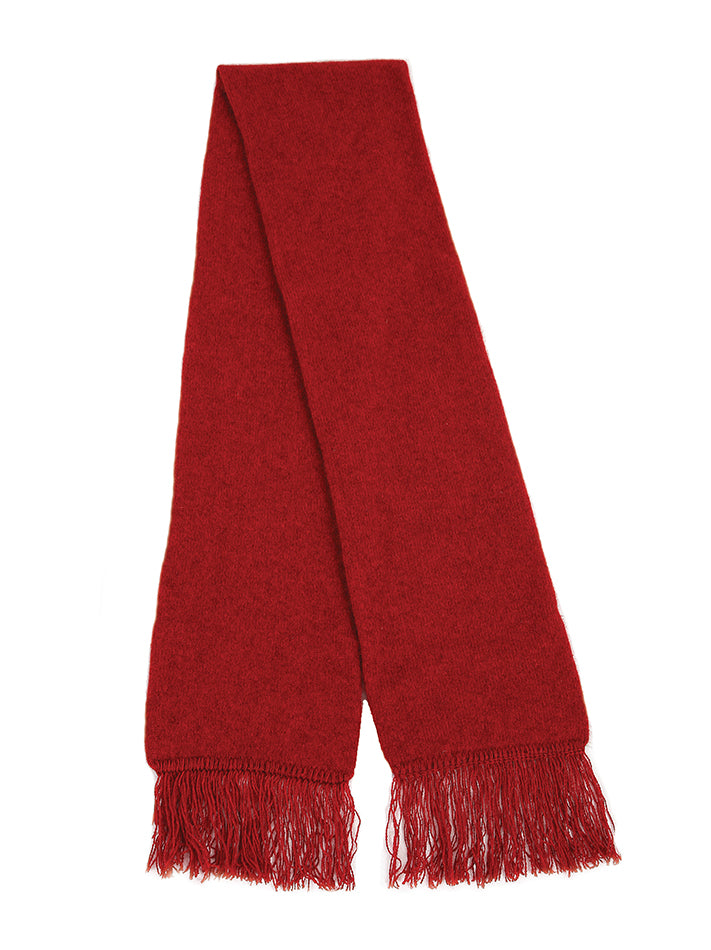 Lothlorian Possum & Merino Unisex Scarf, Red