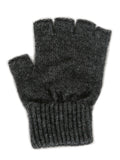 Lothlorian Possum & Merino Unisex Fingerless Gloves, Charcoal