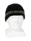 Lothlorian Possum & Merino Unisex Beanie and/or Scarf Koru - Black/Natural