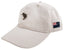 Adults NZ Flag And Metal Kiwi Badge Cap - Beige