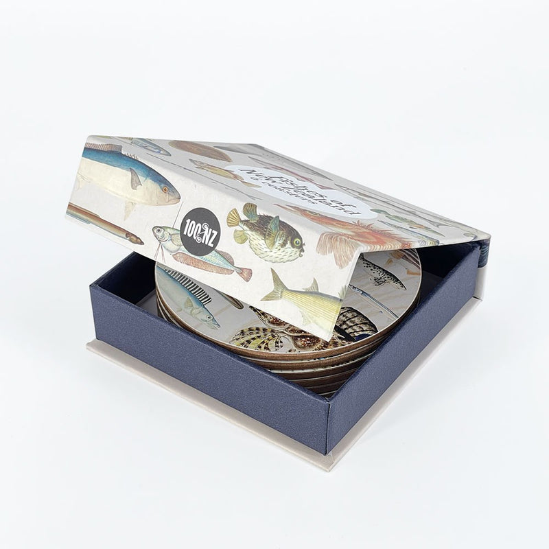 Fishes of NZ Coasters Set of 6