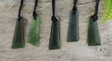 NZ Greenstone Assorted Pendants x1 - 39mm #54