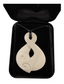 Twist Bone Carving - Carved by Peter Mitchell, NZ - #018