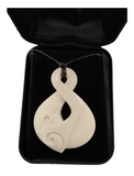 Twist Bone Carving - Carved by Peter Mitchell, NZ - #018