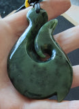NZ Greenstone Large Hook #97-2 - 80mm