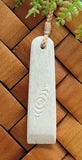 Toki Whale Bone Carving - NZ Made by Alex Sands #1944