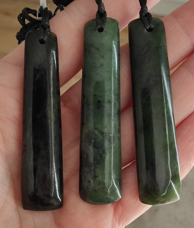 NZ Greenstone Assorted Toki's x1 - 58mm #95