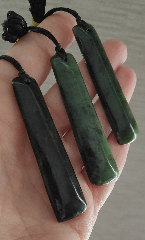 NZ Greenstone Assorted Toki's x1 - 58mm #95