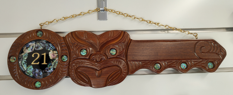 21st Key Wood Carving - #436