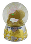 Small Kiwi Snow Globe With Silver Base 6cm Tall