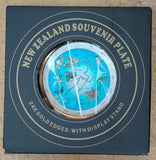 Large Ceramic Plate - NZ Map With Town Names