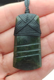 NZ Greenstone 3 Lines Toki/Adze 41mm #99