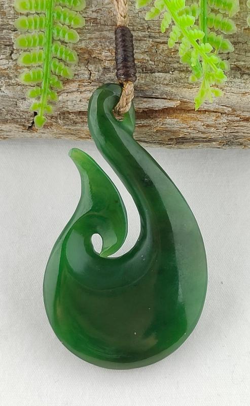 NZ Greenstone Hook - 57mm - Deane Moreton #89