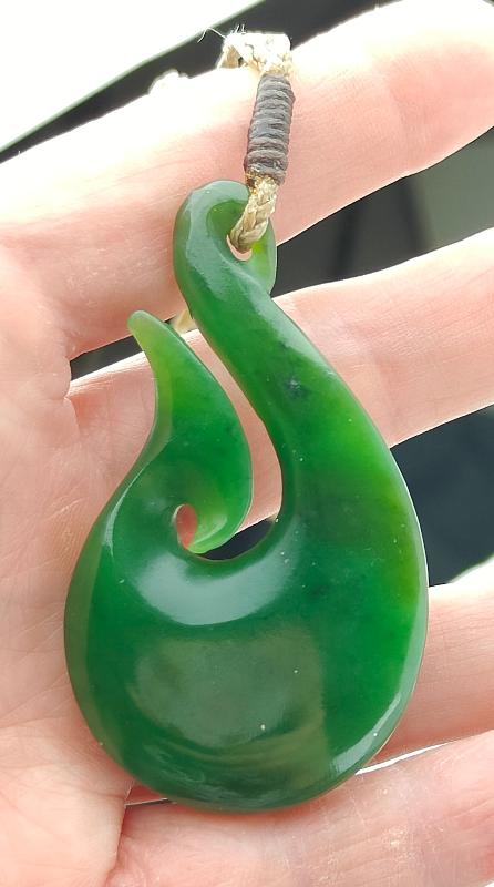 NZ Greenstone Hook - 57mm - Deane Moreton #89