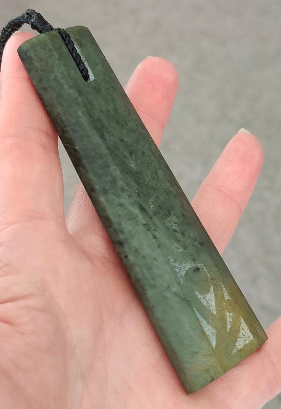 NZ Greenstone Toki - 110mm - Rueben Tipene #85