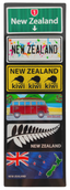 6 Pack Foil NZ Road Signs Magnets