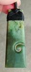 NZ Greenstone Bound Toki Koru - 80mm - Deane Moreton #112