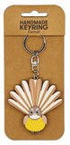 Fantail Wooden Keyring